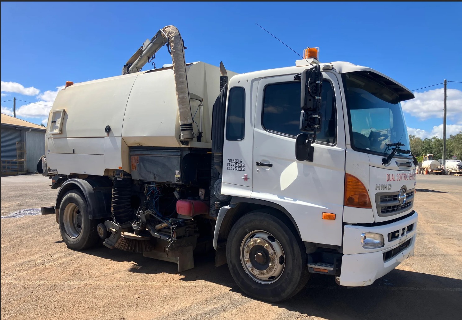 Hino road sweeper